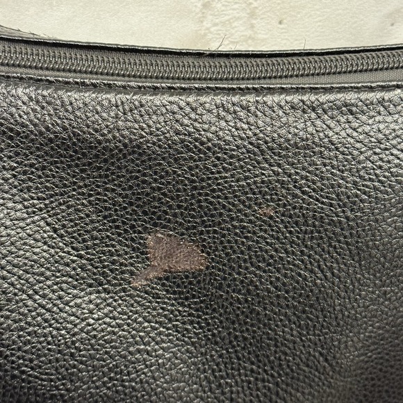 Beverly Hills Polo Club Black Leather Crossbody Bag Purse Handbag Multi Pockets - Picture 10 of 14